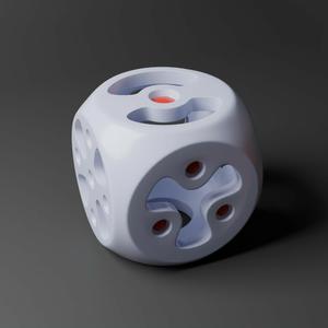 Dice with holes D6