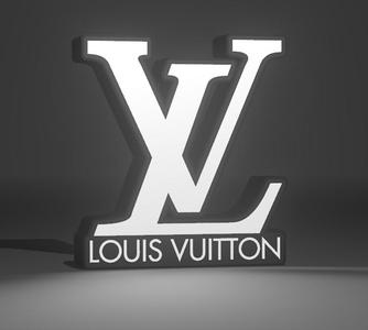 Lightbox Lámpara Louis Vuitton LED