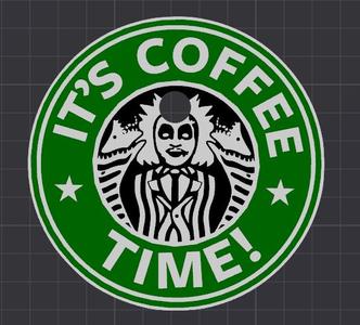 Simple Modern Tumbler 40 oz Topper  - Beetlejuice Starbucks