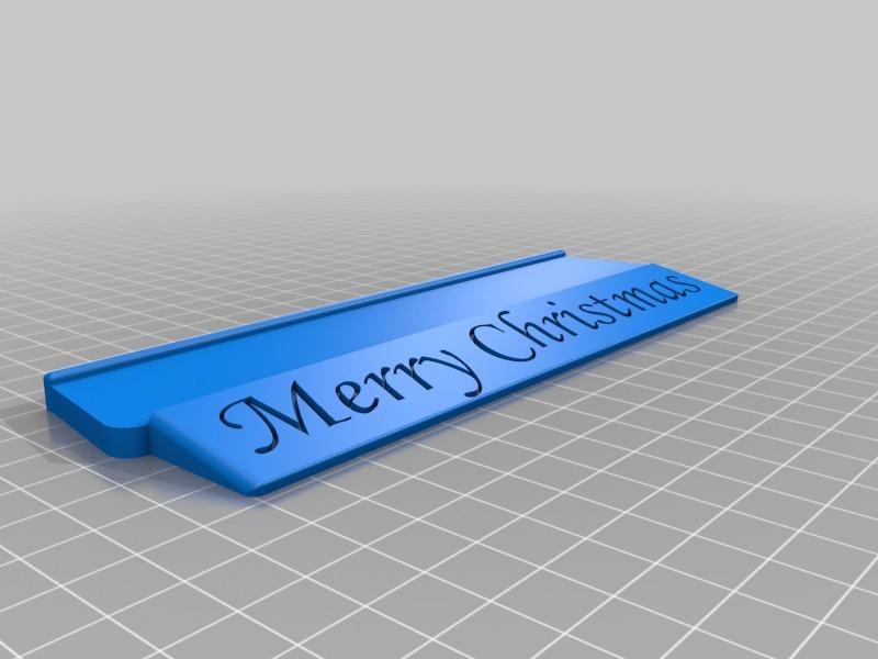 Merry Christmas  4x6 Photo Stand