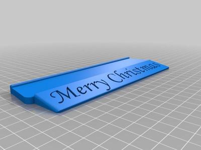 Merry Christmas  4x6 Photo Stand
