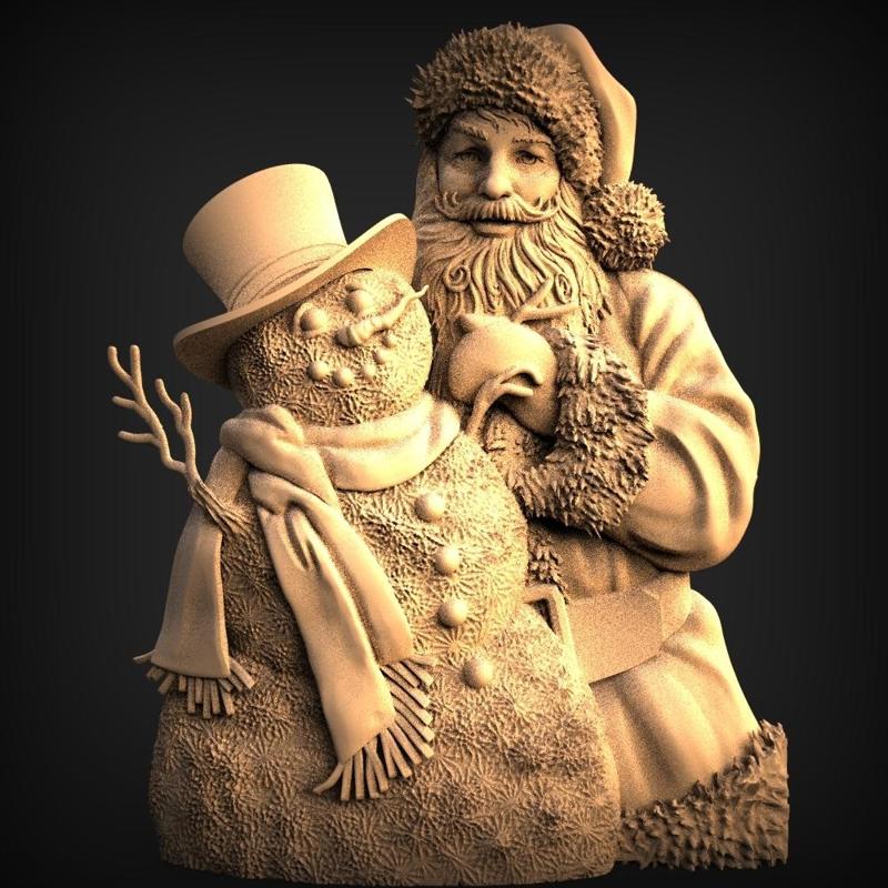 Snowman cnc routing, cnc carving