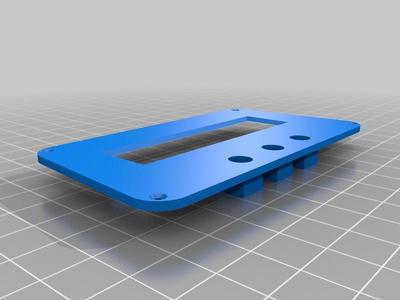 Case for N7DDC tuner (5X5 performance, LCD 1602, RF connector - BNC, DC connector - DS-201)