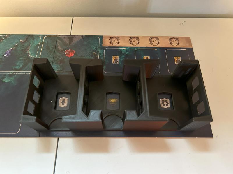 Lost Ruins of Arnak Board Game Site and Guardian Tile Tray