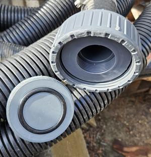 Blanking cap for PVC gland