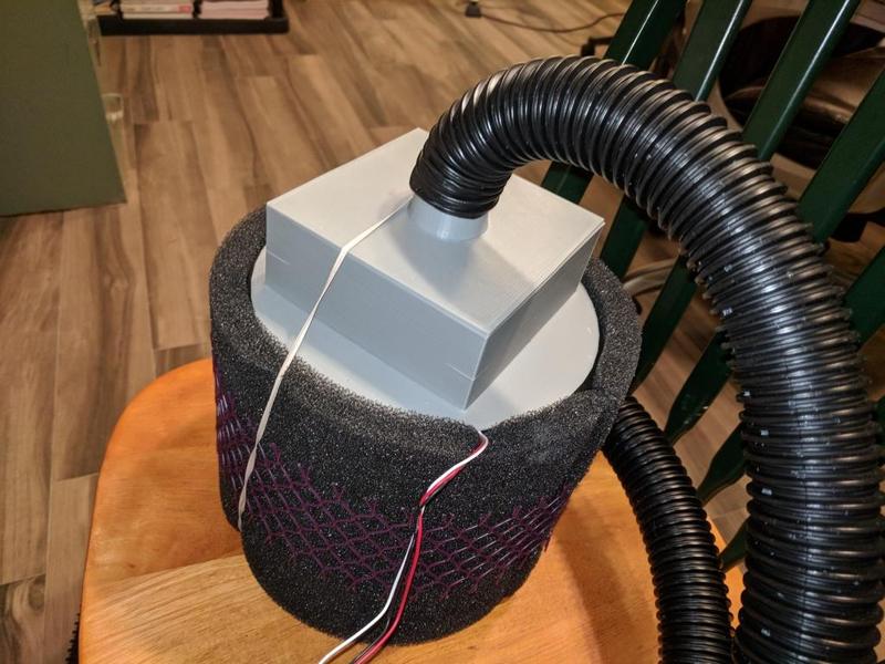 3D printer enclosure air filter