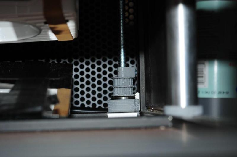 Double stacked 20 mm GT2 belt pulley  to 8mm-516 rod