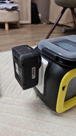 Parkside X20v battery to Karcher 18v tool
