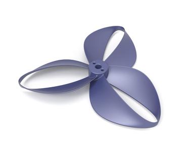 Toroidal drone propeller - 3 blades