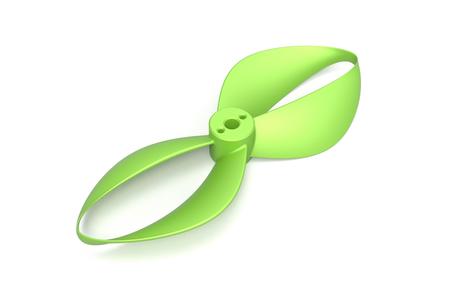 Toroidal drone propeller - 2 blades
