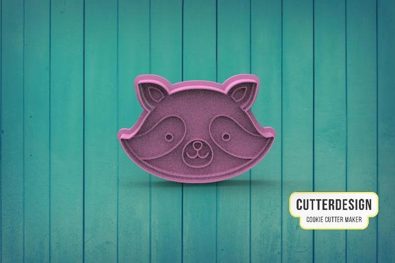 Raccoon Raccoon Cookie Cutter M2