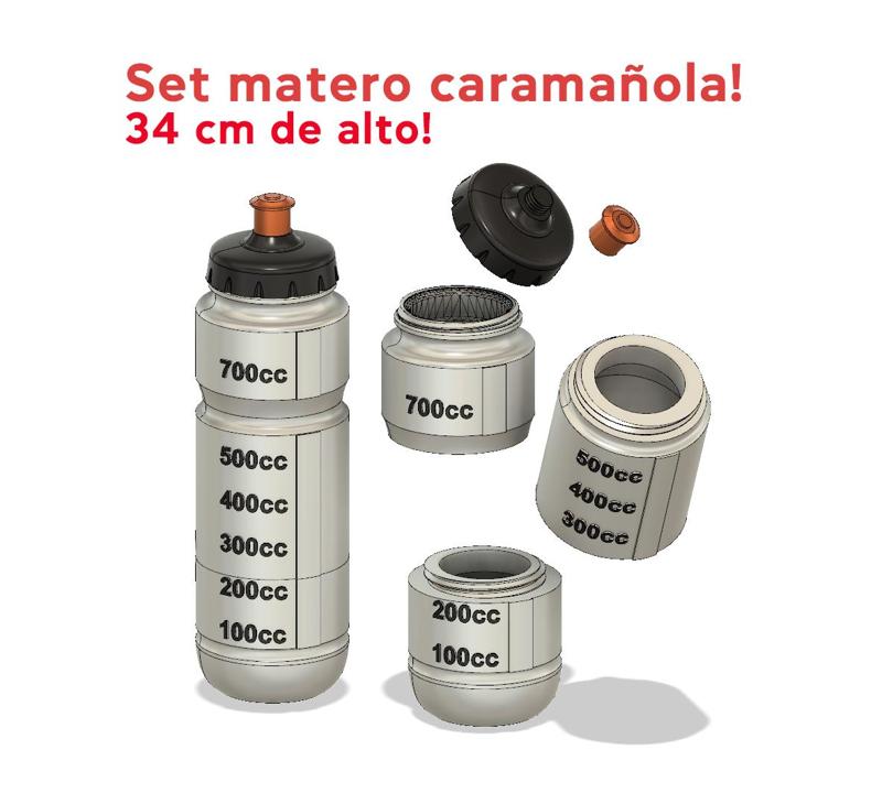 Set matero caramañola
