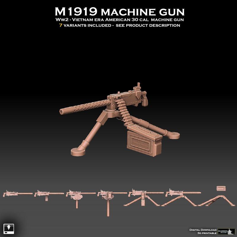 M1919 Browning 30 cal Machine Gun