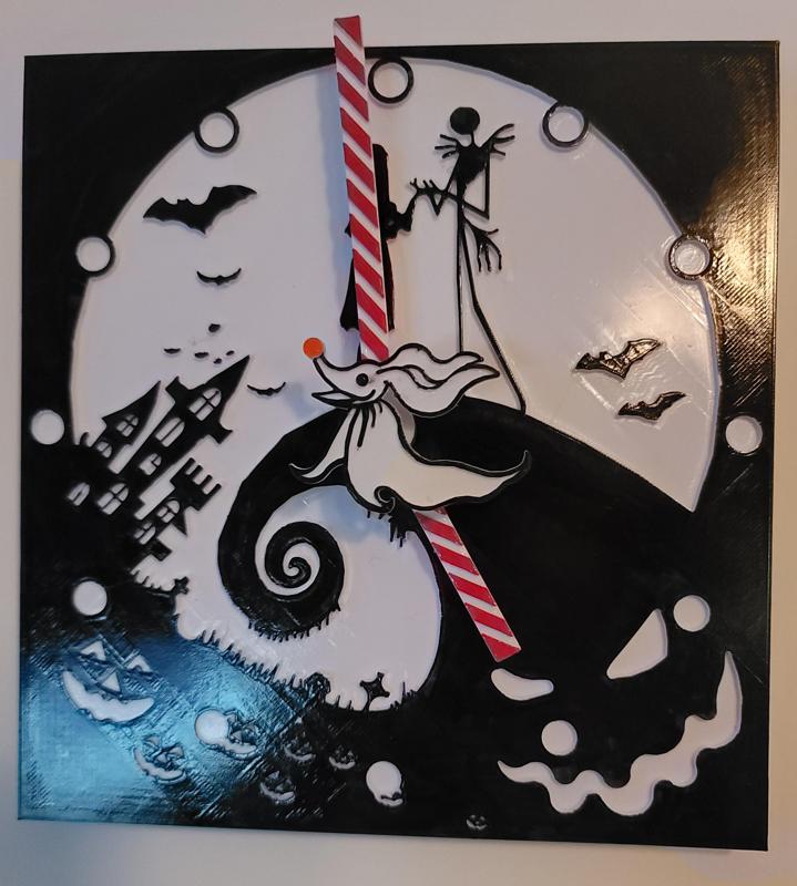 Jack Skellington Clock