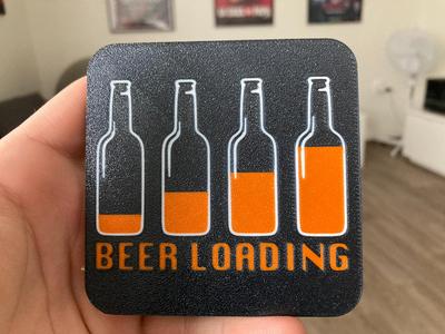 Beer loading coaster