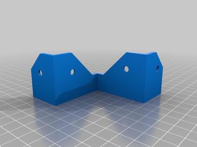 IKEA LACK holder for 2mm plexiglass