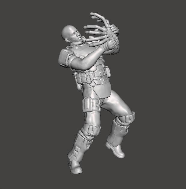 FACEHUGGER ATTACK MINIATURE MODEL FOR SCIFI AND FANTASY GAMES RPG DND