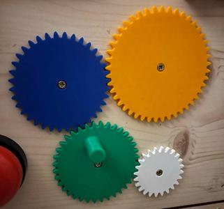 Gearwheels for activity board