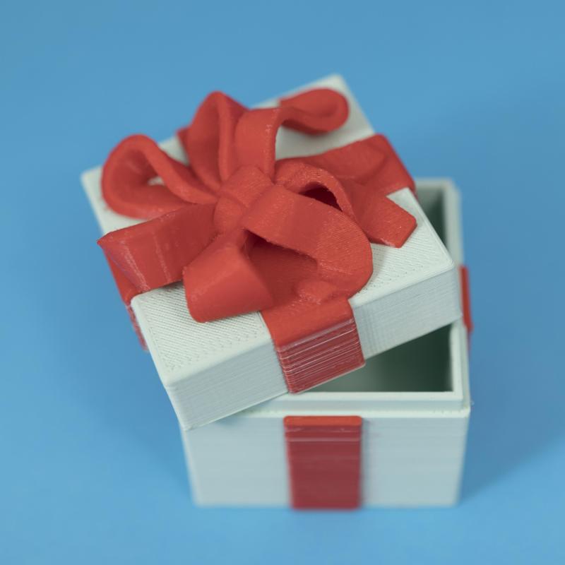 Gift Box Container (Dual Color Version)