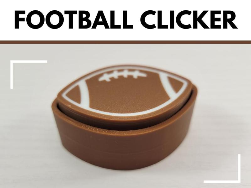 Football Keyboard Fidget Clicker Game Day Desk Fun