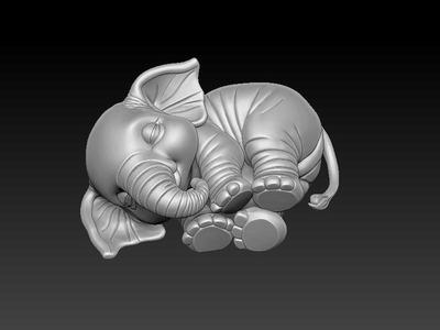 Sleeping elephant 01