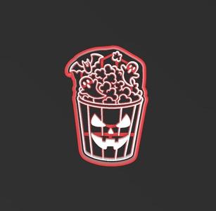 Pop Corn Halloween Cookie Cutter 90mm