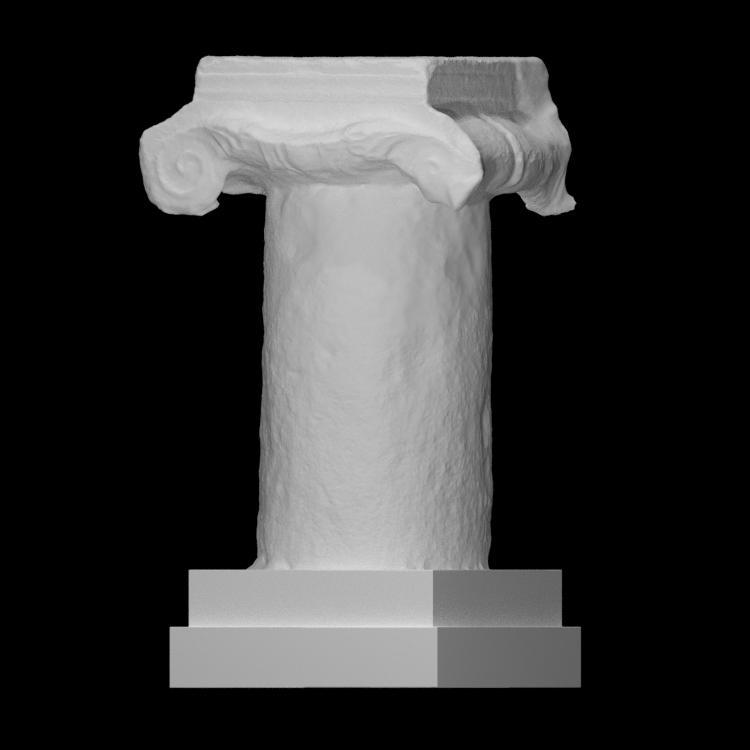 Capital in marble