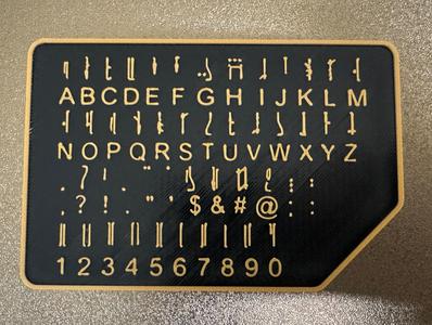 Mandalorian Mando'a Translation ID Card