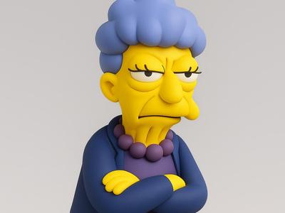 Agnes Skinner - Simpsons Style Figure