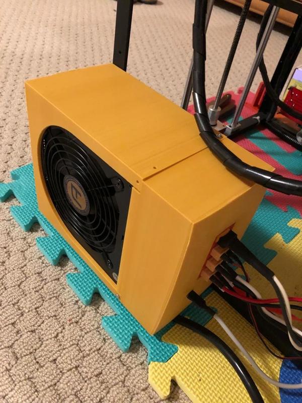 ATX power support cover with XT60/USB/PWR_ON