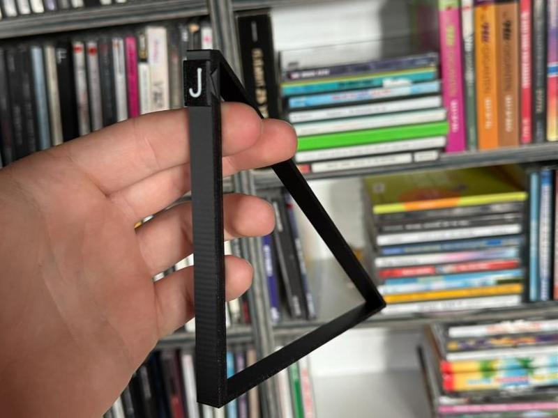 CD Shelf Alphabet Labeling