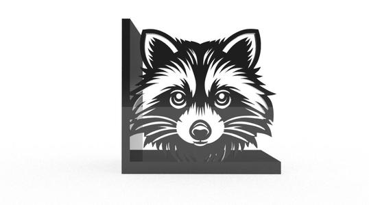 BOOK HOLDER raccoon