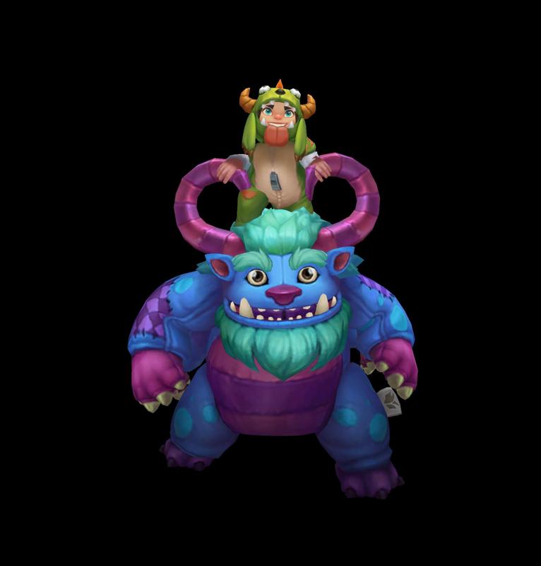Grungy Nunu & Willump League of Legends 3D print model