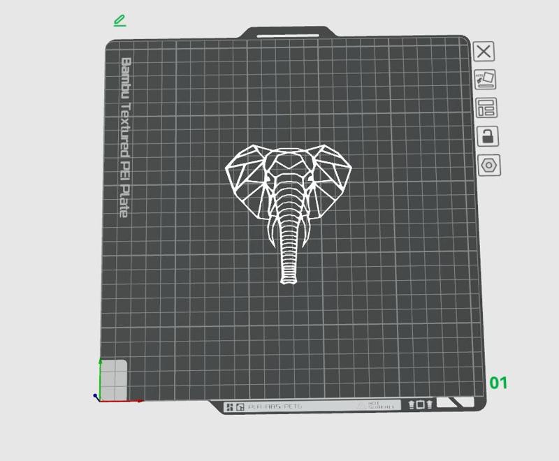 elephant wall art