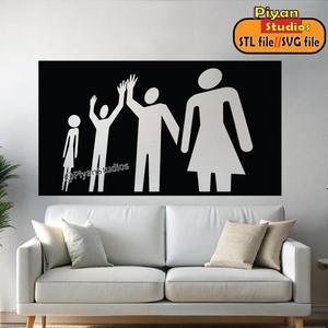 Man ,woman silhouette logo