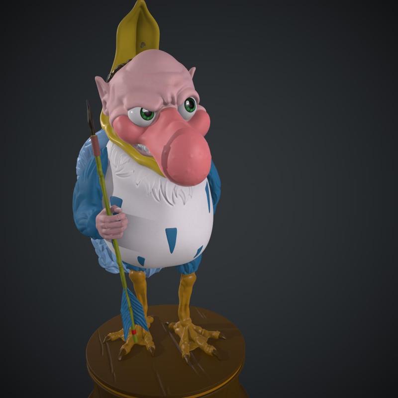 Heron the child and the heron