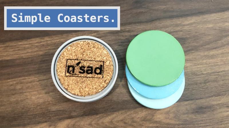 Coaster With Cork Bottom