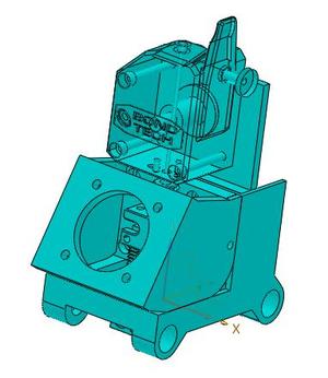 Da vinci series BMG extruder cr6 hotend mount