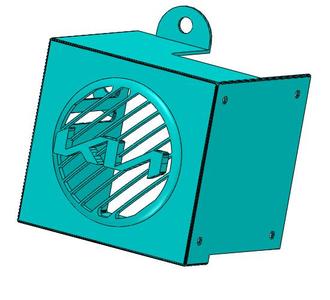 KIA-Theme Ender3Guard V2: Precision Fan Cover