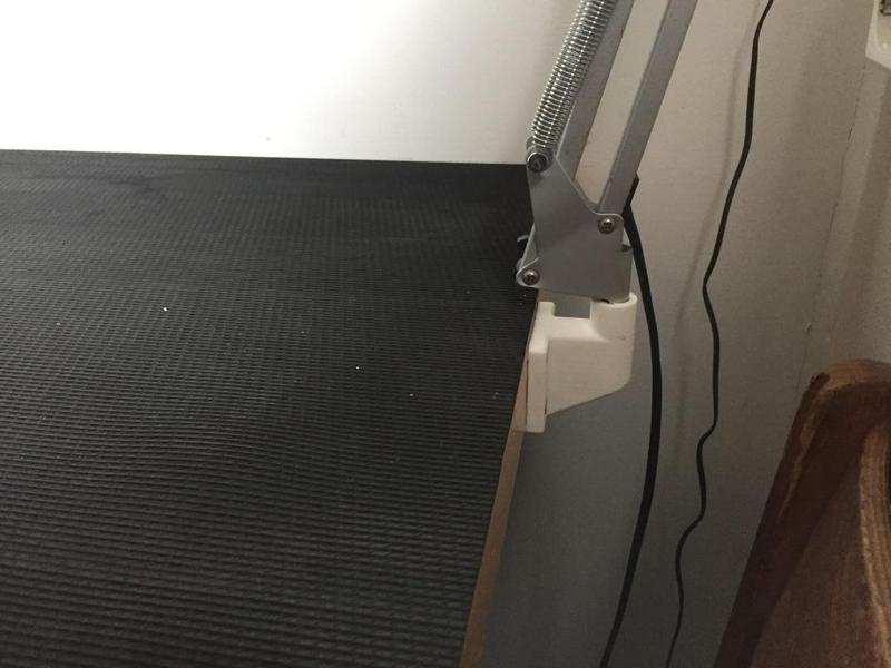 Ikea desk lamp bracket