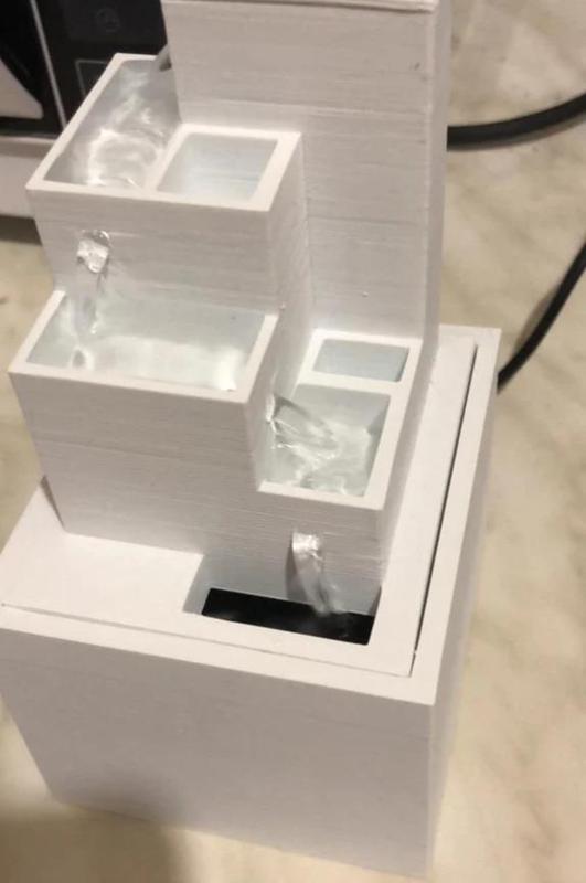 Little modern fountain
