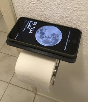 Phone holder for IKEA GRUNDTAL