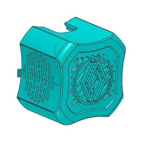 Renault-Themed Fan Guard for Ender 3 V2