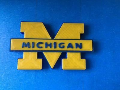 University of Michigan Block M Magnet