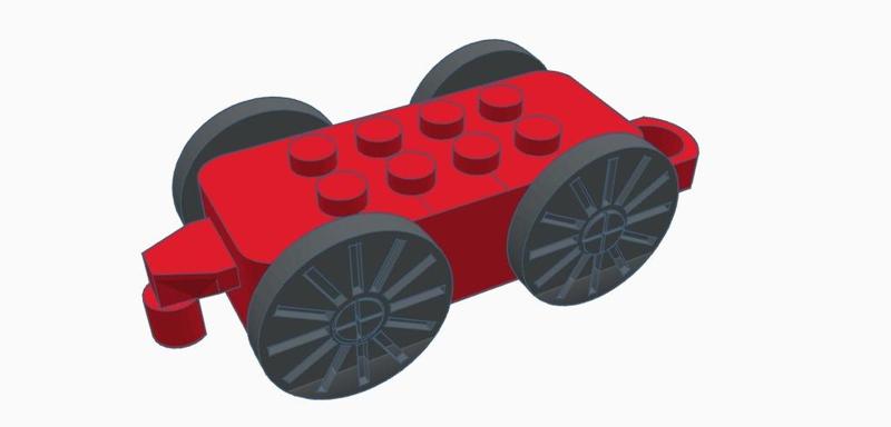 Wooden Rails LEG0 train + Upgrades and Racing parts !