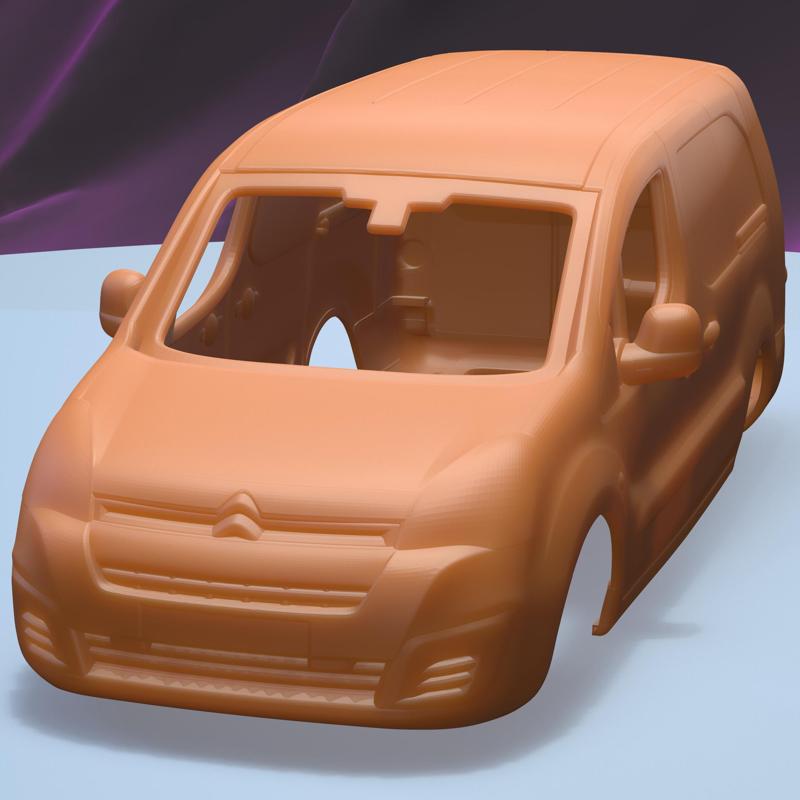 CITROEN BERLINGO VAN L2 2017  (1/24) PRINTABLE CAR BODY