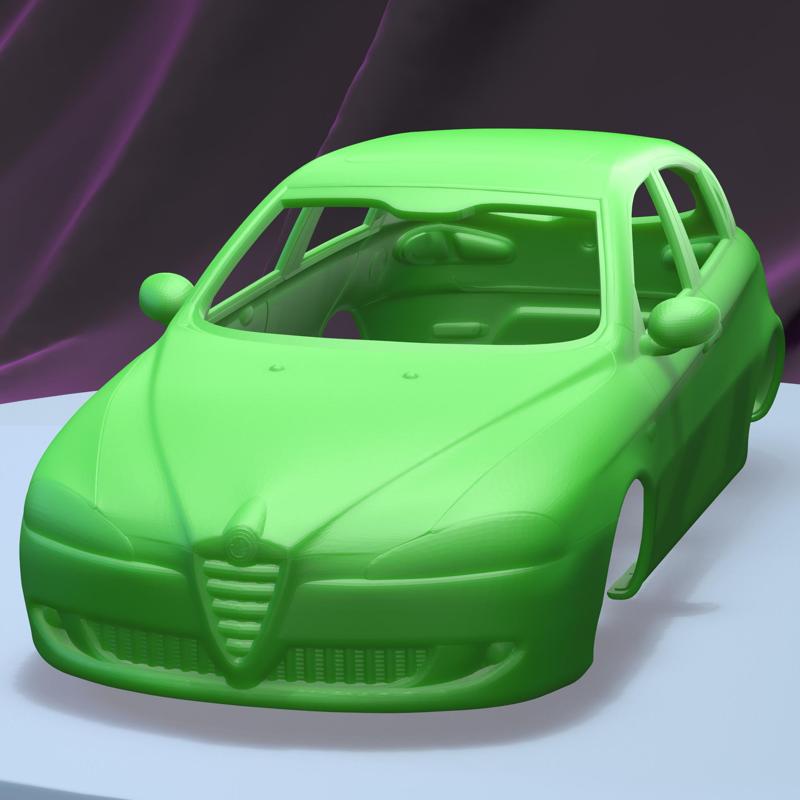 ALFA ROMEO 147 5-DOOR 2009  (1/24) printable car body