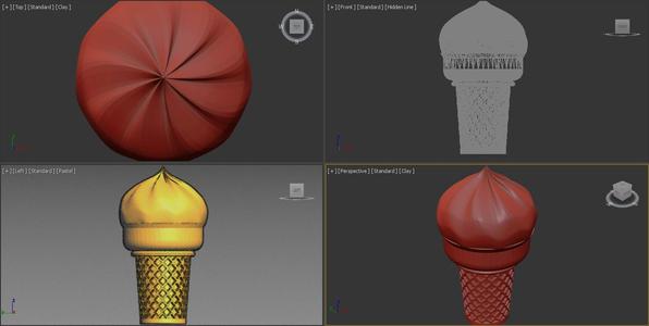 Ice cream Plombir ice cream cone Ice cream