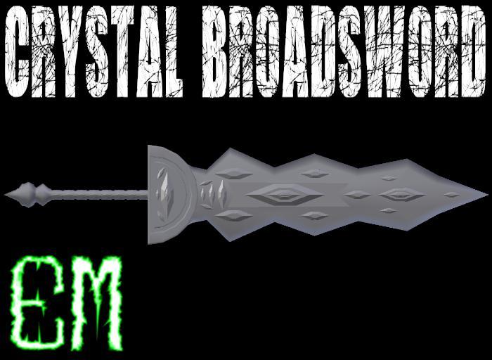 Crystal Broadsword
