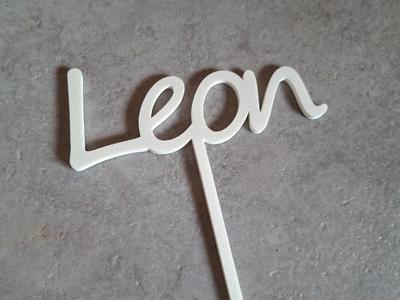 Leon Cake Topper